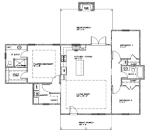 The Live Oak - 1,408sf